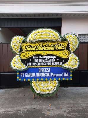 Papan Bunga Duka di Kompa